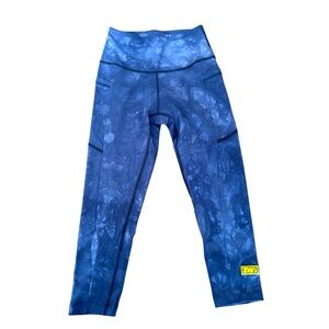 Zumba Capri  Blue Leggings